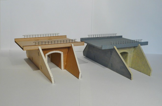 BOIS MODELISME, tunnel ho modelisme, pont-route ho, pont route ho, entrée de tunnel ho, entree tunnel simple voie, entree tunnel 1 87, tunnel HO, 10.JPG