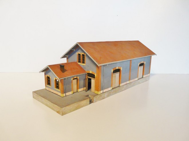 4, Halle HO, halle marchandise ho, halle marchandises, maquette halle, halle pour train, halle 187, halle PO HO, BOIS MODELISME.JPG.JPG