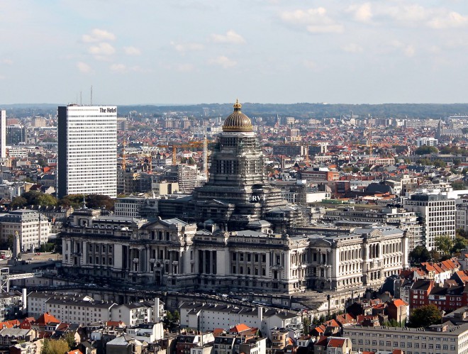 2014 - Panorama depuis la Tour du Midi Palais de Justice - Raymond Van Thournout.jpg