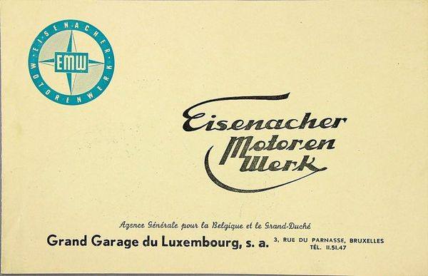 ambulance EMW (BMW - RDA) à Ixelles - carte de visite_photo Louis Crins coll. Christian Toumpsin Fb Vx Bxl.jpg