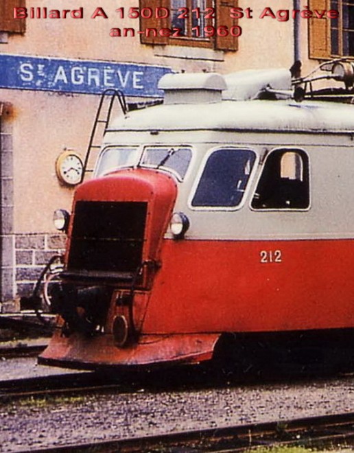 nez 2 Autorail Billard  A 150 D 212 1967 CFD St Agrève  Ol Geerinck x.jpg