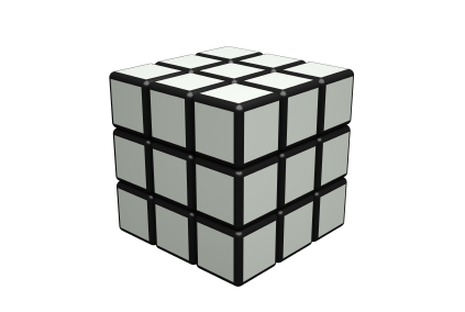 Rubiks cube white.JPG