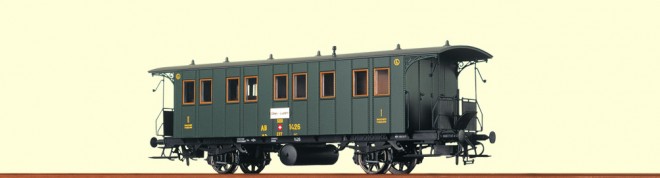 04 - Personenwagen AB2 N° 1426 SBB, Zweiachser 1865, Brawa N° 2402.jpg