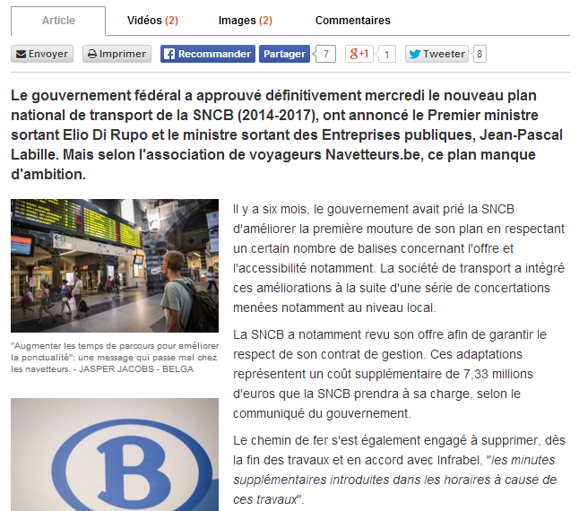 A peine approuvé, le plan de la SNCB est déjà critiqué par Navetteurs.be - RTBF Belgique.png