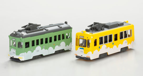 Bandai B-Train set C Shorty Tramway Hankai train 501 & 161 01.jpg
